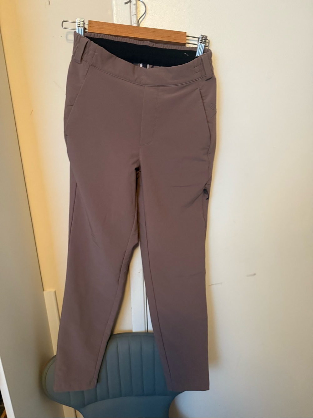 MPG Women’s Straight Performance Chinos in Taupe Brown